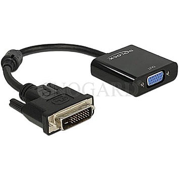 DeLOCK 65658 DVI auf VGA Adapterkabel aktiv schwarz