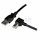 StarTech.com USB 2.0 A auf B 2m rechts gewinkelt schwarz
