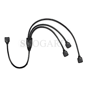 Inter-Tech 88885466 RGB Verteiler 3fach 48cm schwarz