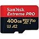 400GB SanDisk Extreme PRO R170/W90 microSDXC UHS-I U3 A2 Class 10 Kit