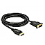 DeLOCK 85314 Displayport 1.2 Stecker auf DVI 24+1 Stecker 3m schwarz