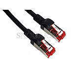 Brackton CAT6 SF/UTP Patchkabel 500MHz HF 25cm schwarz