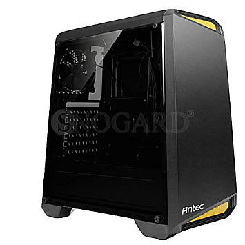 Antec NX100 Window Budget Gamer schwarz/gelb