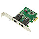 LogiLink PC0075 GLAN 2-Port RJ45 PCIe 2.0 x1