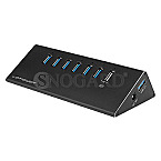 LC-Power LC-HUB-ALU-2B-7 USB 3.0 Hub 6+1 Port schwarz