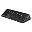 LC-Power LC-HUB-ALU-2B-7 USB 3.0 Hub 6+1 Port schwarz