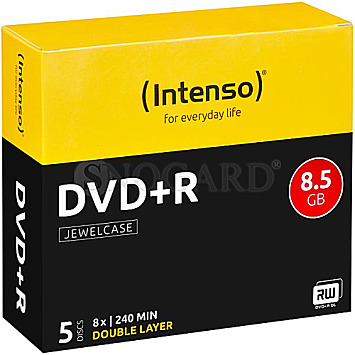 Intenso DVD+R 8.5GB DL 8x 5er Jewelcase