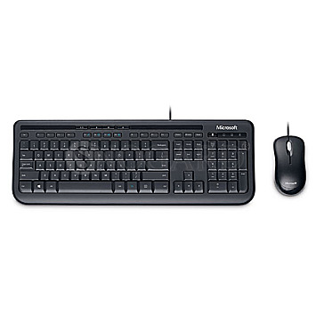 Microsoft Wired Desktop 600 USB QWERTZ schwarz