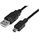 StarTech.com USB2HABM2M Mini USB 2.0 Cable - A to Mini B 2m schwarz