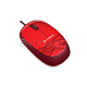 Logitech M105 Optical Mouse USB rot