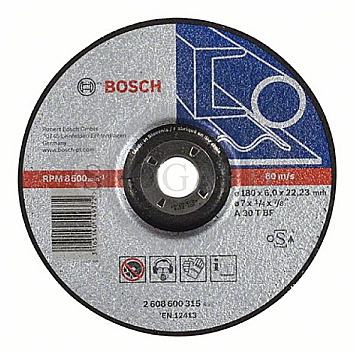 Bosch A30TBF Metall Expert Schleifscheibe 180x6mm 1er-Pack