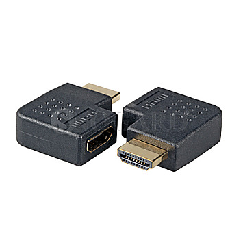 EFB MD1016 HDMI-A Adapter Buchse/Stecker (links gewinkelt) schwarz