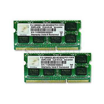 8GB G.Skill F3-12800CL9D-8GBSQ SQ Series DDR3-1600 Kit