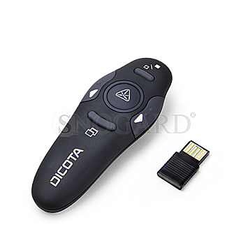 Dicota D30933 Wireless Presenter Pin Point schwarz