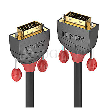 Lindy 36222 DVI-D Dual Link Kabel 2m Anthra Line schwarz