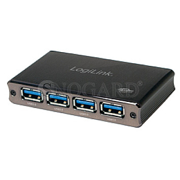 LogiLink UA0282 USB 3.0 Hub 4-Port Aluminium