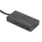 Digitus DA-70240-1 USB 3.0 Office Hub 4-Port Aluminium