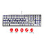 Cherry KC 6000 Slim UK-Layout QWERTY silber