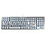 Cherry KC 6000 Slim UK-Layout QWERTY silber