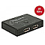 DeLOCK 18750 DisplayPort Splitter 2-Port 4K schwarz