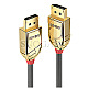 Lindy DisplayPort 1.4 Kabel 4K 2m Gold Line gold/schwarz