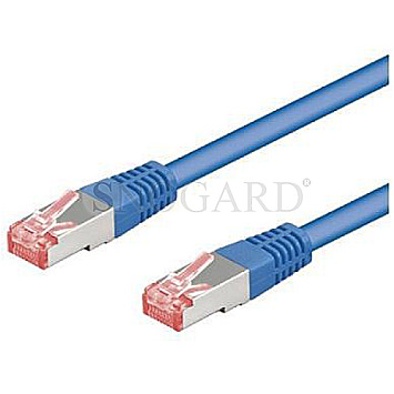 Goobay 95512 CAT6 Patchkabel S/FTP (PiMF) 5m blau