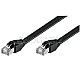 Goobay 95379 CAT6 Patch Flachkabel U/UTP 25cm schwarz