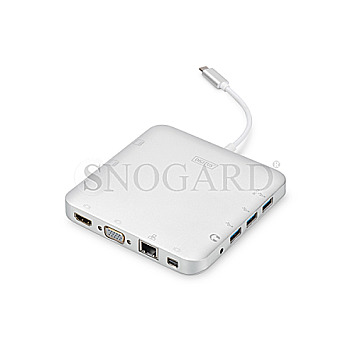 Digitus DA-70863 USB-C-Dockingstation grau
