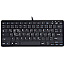 R-GO Compact-Tastatur DE-Layout schwarz