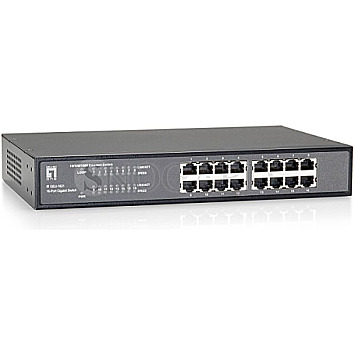 LevelOne GEU-2621 16-Port Gigabit Desktop Switch