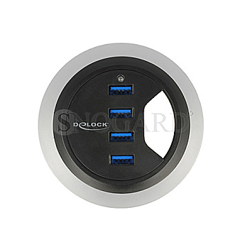 DeLOCK 62868 USB 3.0 4 Port Tisch-Hub