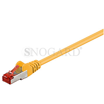 Goobay 68299 CAT6 S/FTP 50cm Patchkabel gelb