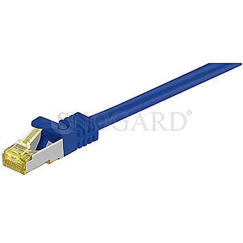 Goobay 91619 CAT7 S/FTP 5m Patchkabel blau