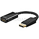 Goobay 67881 Displayport 1.2 Stecker / HDMI Buchse 4K Adapter schwarz