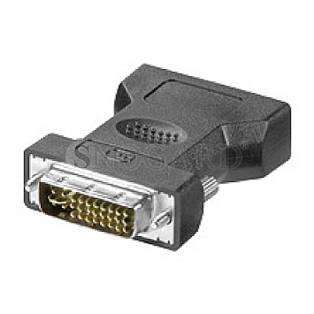 Goobay 69030 Adapter DVI (24+5) Stecker / VGA Buchse schwarz