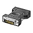 Goobay 69030 Adapter DVI (24+5) Stecker / VGA Buchse schwarz