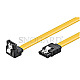 Goobay 95018 SATA 30cm gewinkelt gelb