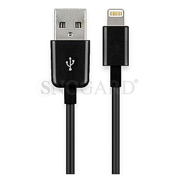 Goobay 43322 Apple Lightning USB Sync & Ladekabel 1m schwarz