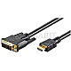 Goobay 51580 HDMI/DVI-D Kabel 2m schwarz