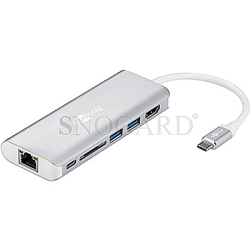 Goobay 76788 USB-C 3.0 auf HDMI/USB/LAN Multiport Adapter
