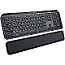 Logitech MX Keys Plus MX Palm Rest Wireless Illuminated USB/Bluetooth graphite