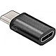 Goobay 56635 USB-C Stecker/USB 2.0 Micro-B Buchse Adapter schwarz