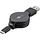 Goobay 45879 Micro-USB Sync- & Ladekabel 1m 480Mbit/s ausziehbar schwarz