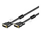 Goobay 93574 DVI-D 24+1 Dual Link Kabel 1.8m schwarz