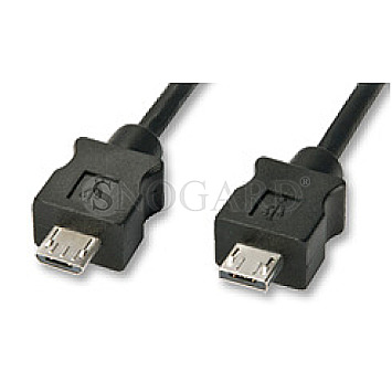 Lindy 31941 USB 2.0 Micro-A / Micro-B 1m Kabel schwarz