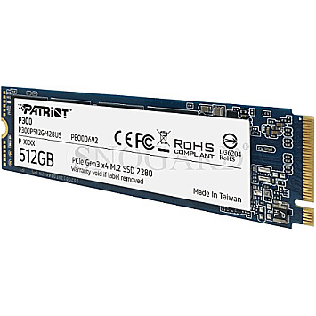 512GB Patriot P300P512GM28 P300 M.2 SSD