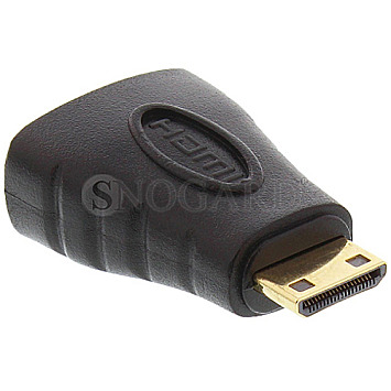 InLine 17690G HDMI Buchse auf Mini-HDMI Stecker Typ C Adapter gerade schwarz