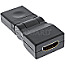 InLine 17692A HDMI Buchse auf HDMI Buchse Adapter Drehgelenk schwarz