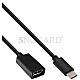 InLine 35800 OTG USB 3.1 Typ-C Stecker an USB 3.1 Typ-A Buchse 15cm schwarz