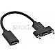 InLine 33441H USB 3.1 Adapterkabel Buchse C auf Einbaubuchse C 20cm schwarz